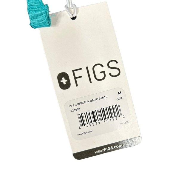 NWT FIGS Technical Collection Womens M Livingston Scrub Pant Graphite Gray - Picture 7 of 9